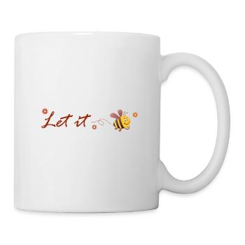 Let it Be Bee Biene - Tasse - Weiß - Rechts