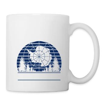 Cadeau de politique de fierté de paix de drapeau de l'Antarctique - Mug blanc - blanc - Droite