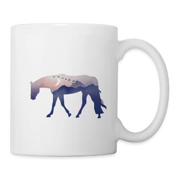 Ambiance de soirée de plaisir occidental - Mug blanc - blanc - Droite