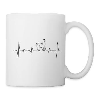 Alpaca Heartbeat - Mug - white - Right