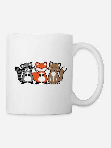Animal child cute animals gift idea children baby - Mug - white