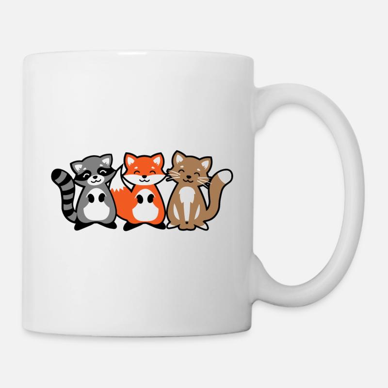 Animal enfant animaux mignons idée cadeau enfants bébé - Mug blanc - blanc