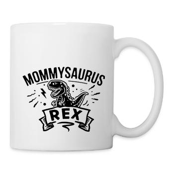 Mommysaurus for dark colors black - Mug - white - Right