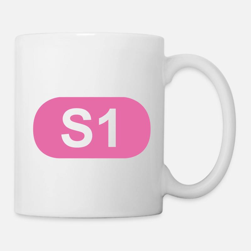 S-Bahn Berlin S1 - Tasse - Weiß