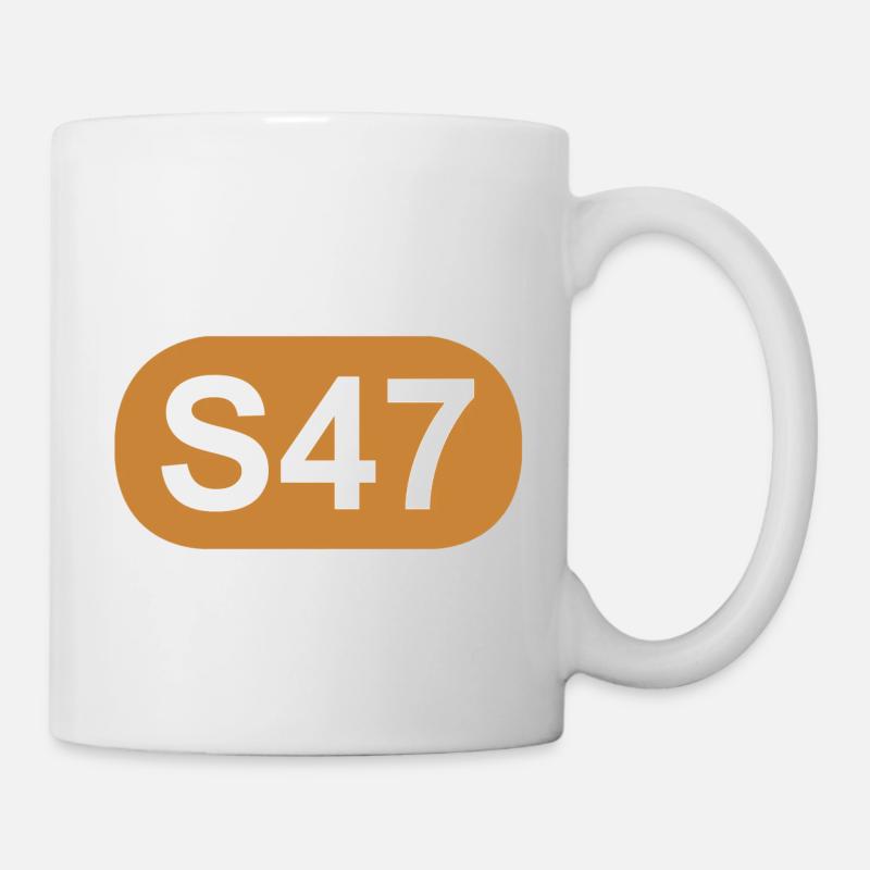 S-Bahn Berlin S47 - Tasse - Weiß