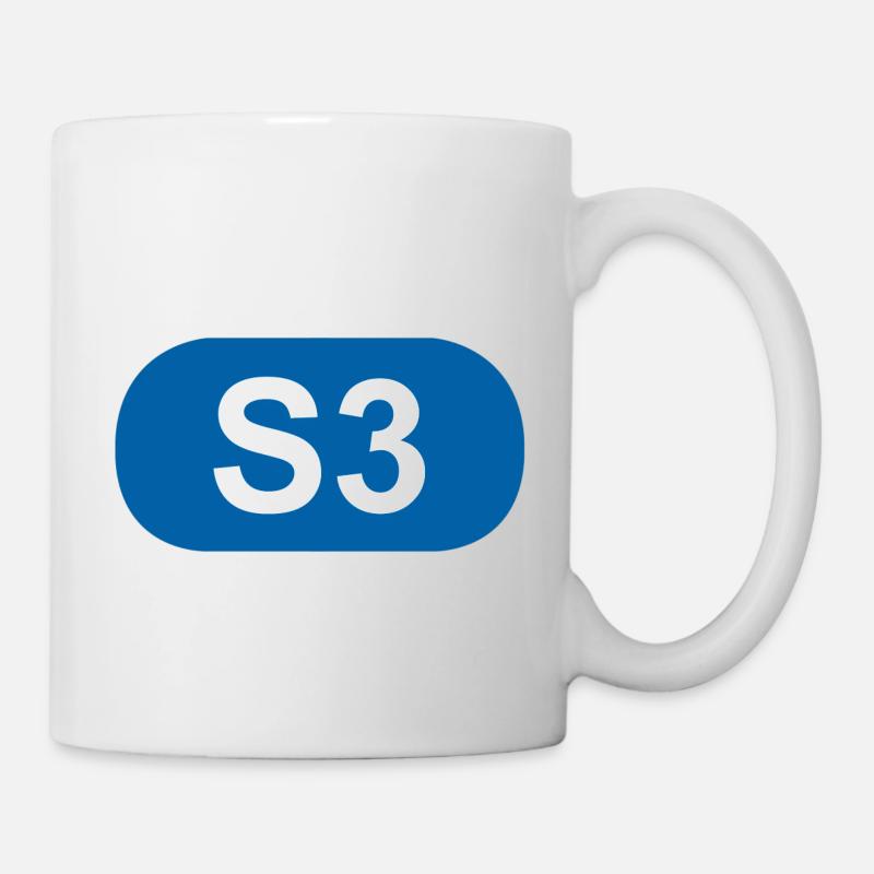 S-Bahn Berlin S3 - Tasse - Weiß
