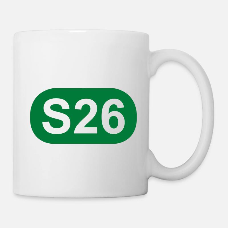 S-Bahn Berlin S26 - Tasse - Weiß