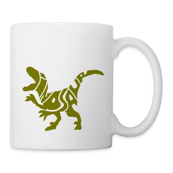 dinosaure - Mug blanc - blanc - Droite