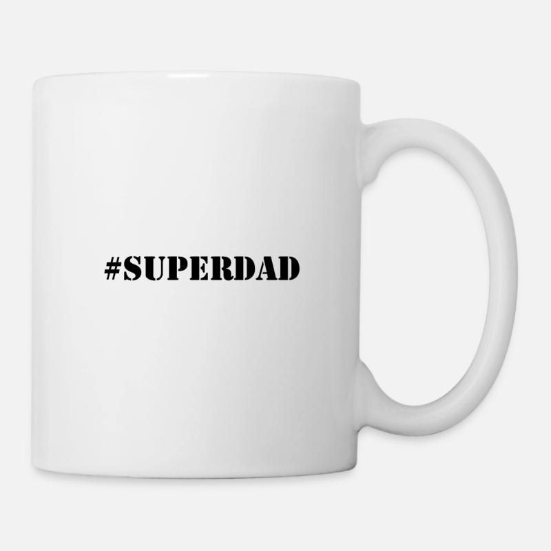 Superdad - Tasse - Weiß
