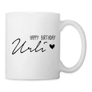 Happy Birthday Urli - Mug - white - Right