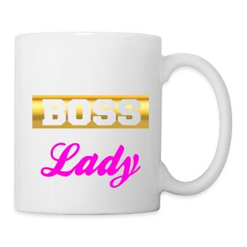 Patron Lady Woman Design - Mug blanc - blanc - Droite