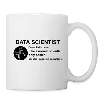 Data scientist Informatik Geschenk - Tasse - Weiß - Rechts