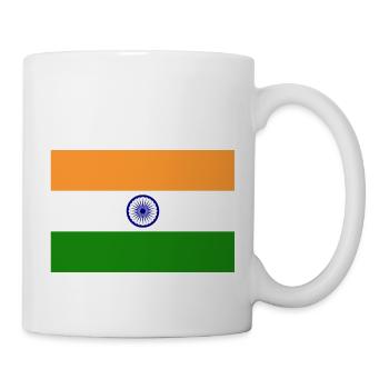 India flag - Mug blanc - blanc - Droite