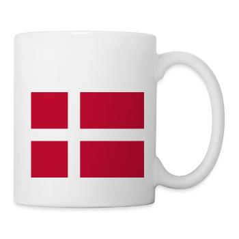 Denmark flag - Mug - white - Right