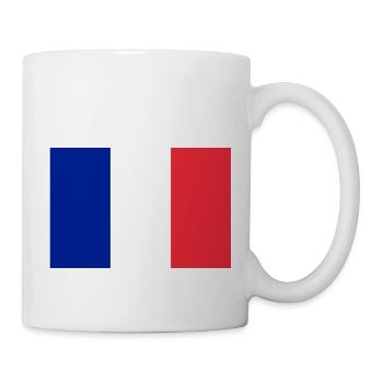 Drapeau France - Mug blanc - blanc - Droite