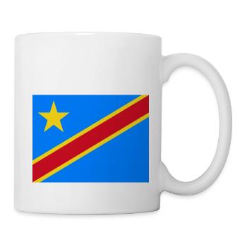 DR Kongo flag - Tasse - Weiß - Rechts