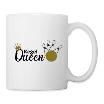 Kegel Queen - Tasse - Weiß - Rechts