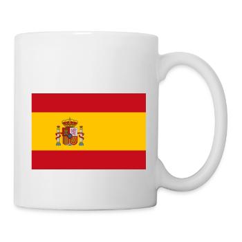 Espagne drapeau - Mug blanc - blanc - Droite