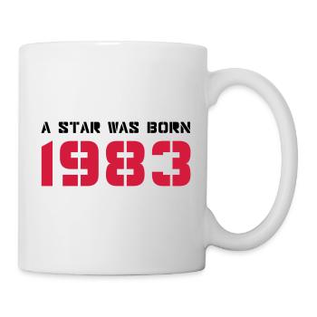 Année de naissance Anniversaire Born In - Made in 1983 - Mug blanc - blanc - Droite