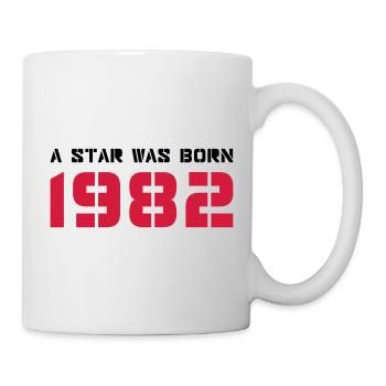 Année de naissance Anniversaire Born In - Made in 1982 - Mug blanc - blanc - Droite