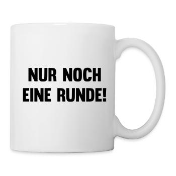 Nur noch eine Runde beim Gaming - Tasse - Weiß - Rechts