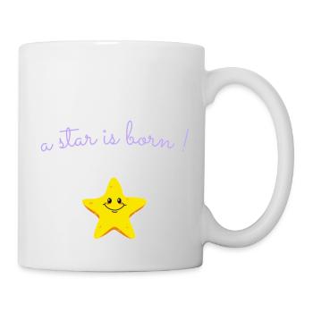 a star is born - Tasse - Weiß - Rechts