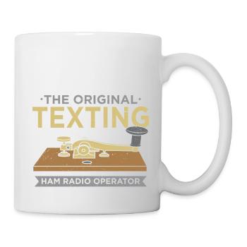 HAM RADIO: Original Texting - Tasse - Weiß - Rechts
