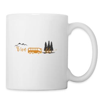 Van Life Natur Bus Camper - Tasse - Weiß - Rechts