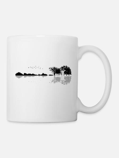 nature guitar - Mug - white