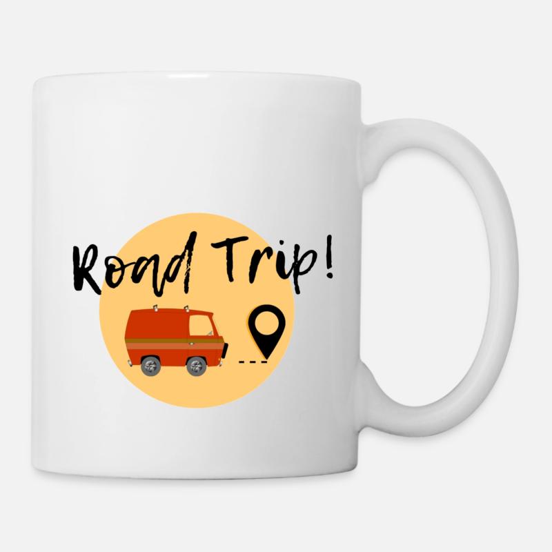 road trip - Mug - white
