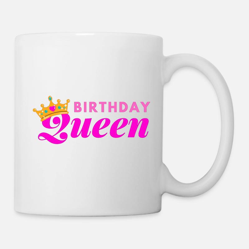 birthday queen - Mug - white