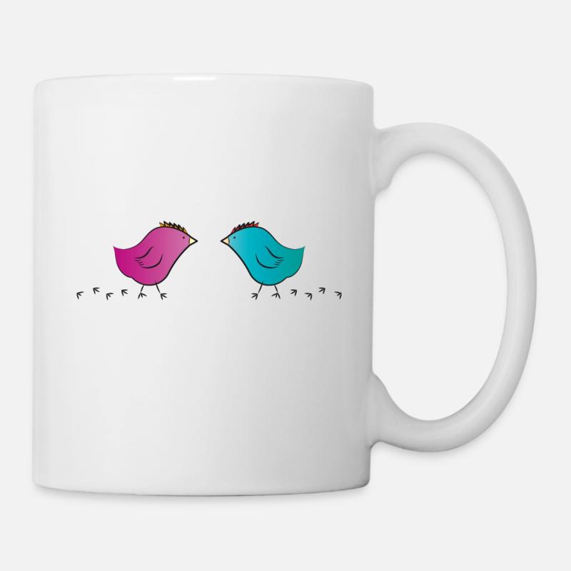 Küken Couple Amour - Mug blanc - blanc