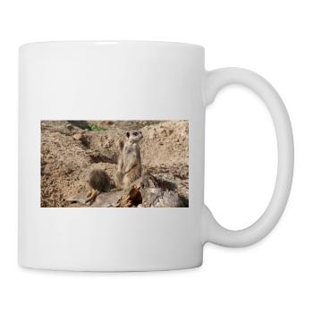 Two meerkats - Mug - white - Right