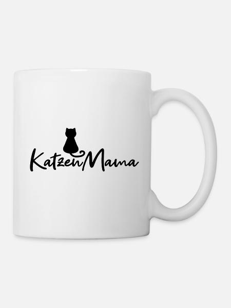Katzenmama - Tasse - Weiß