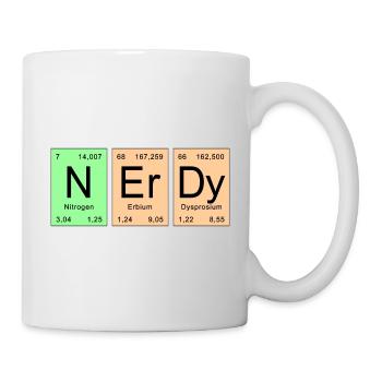 Periodensystem - NErDy - Tasse - Weiß - Rechts