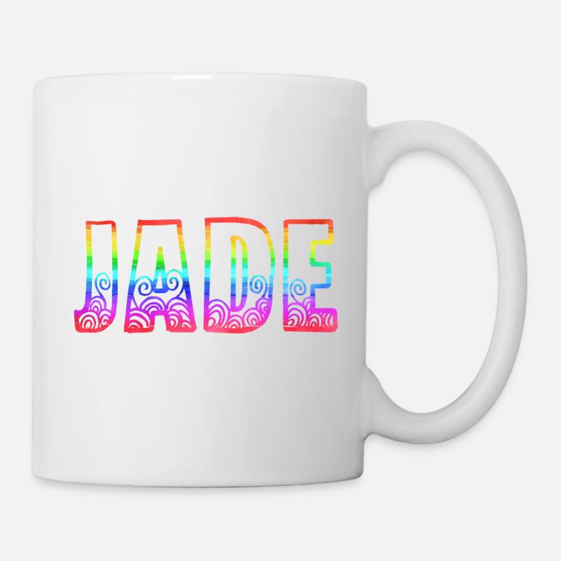 jade rs arc-en-ciel - Mug blanc - blanc