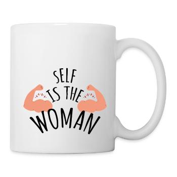 SELF IS THE WOMAN - Tasse - Weiß - Rechts