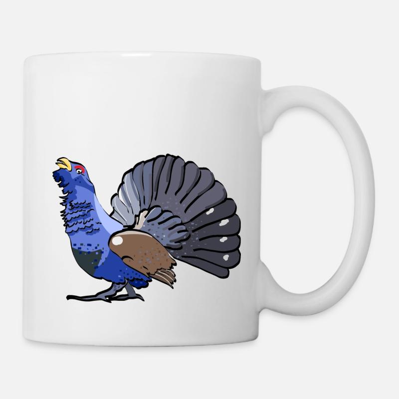 Auerhahn - Tasse - Weiß