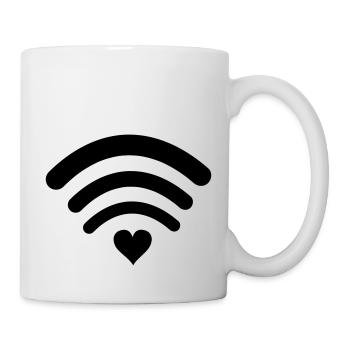 wifi love - Mug - white - Right