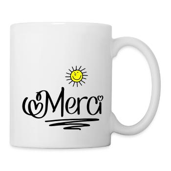 Merci - Mug blanc - blanc - Droite