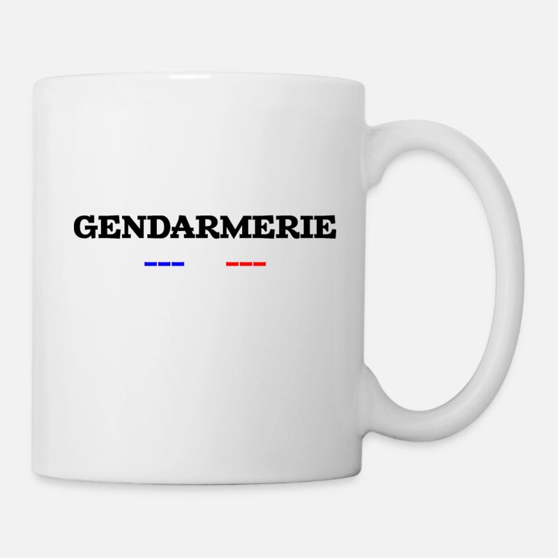 Gendarmerie - Mug blanc - blanc
