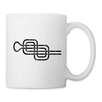 Double aft knot, climbing, sports, knots - Mug - white - Right