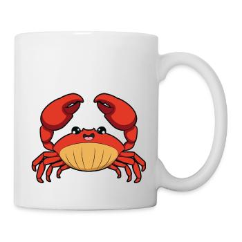 Krabbe - Tasse - Weiß - Rechts