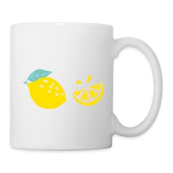 fresh lemons - fresh lemons - Mug - white - Right