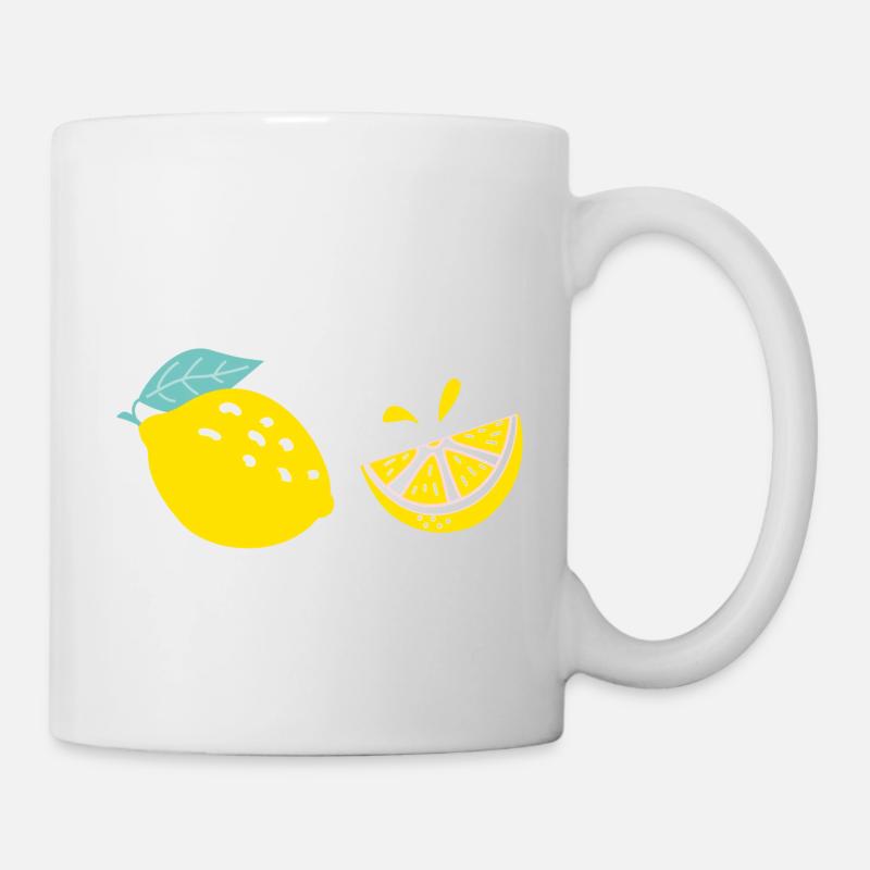 fresh lemons - fresh lemons - Mug - white