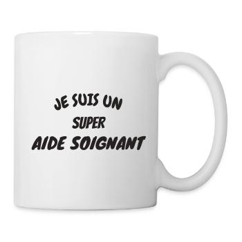 Je suis un super aide soignant - Mug blanc - blanc - Droite