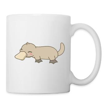 Schnabeltier - Tasse - Weiß - Rechts