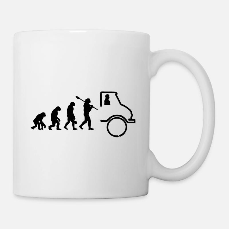 Unimog Evolution - Offroad - Oldtimer - LKW - Tasse - Weiß