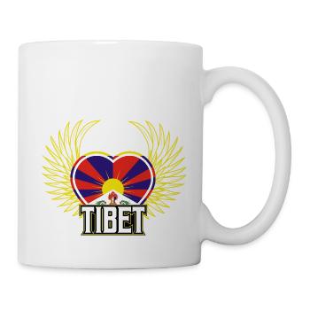 Tibet - Mug blanc - blanc - Droite