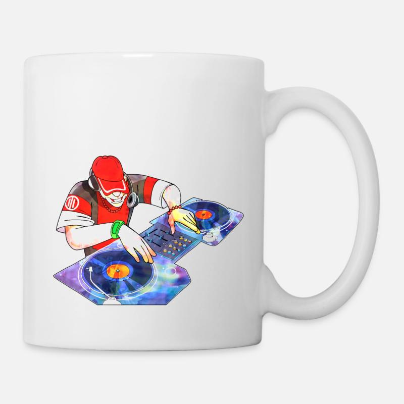 cartoon DJ - Mug - white